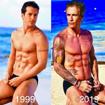 Fernando Carrilo antes y después.