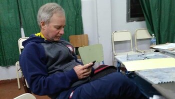 Luis María Blaquier, ex funcionario de la ANSES, fue fiscal del PRO en José C. Paz (Twitter @MarceRielo)