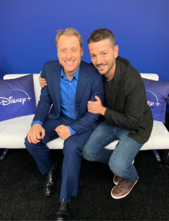 Alan Tudyk y Diego Luna