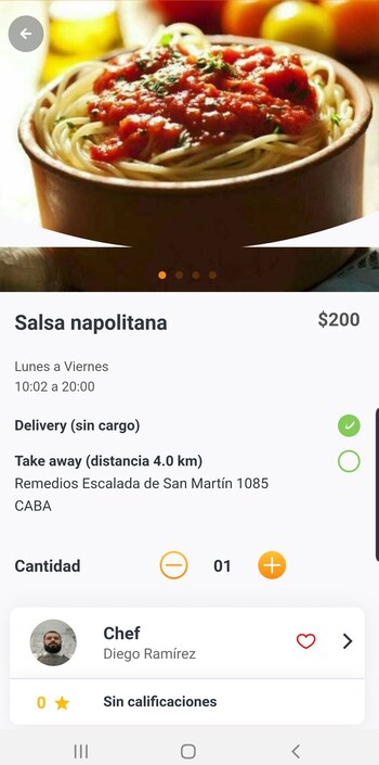 En promedio, hoy los platos