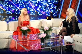 Mariana Nannis, en el living