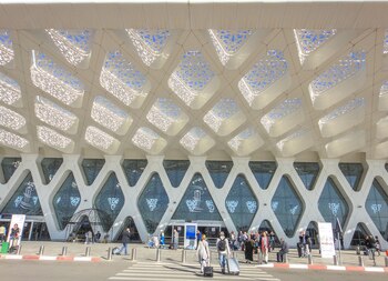 El aeropuerto marroquí de Marrakech-Menara