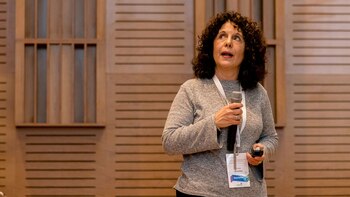 La presidente de la Sociedad