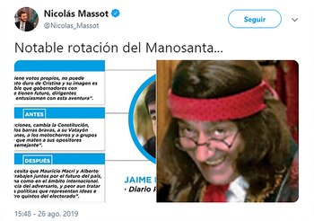 El tuit que escribió el