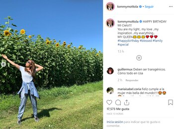 En la publicación de Instagram