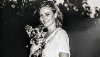 Maria Farmer en una fotografía