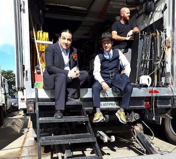 Fernán Mirás (Trauman) y Benjamín