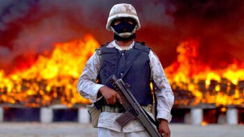 Actualmente el Estado Méxicano libra una batalla contra el narco que aún no ha ganado (AP)