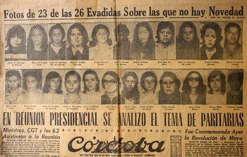 La fuga, en el diario