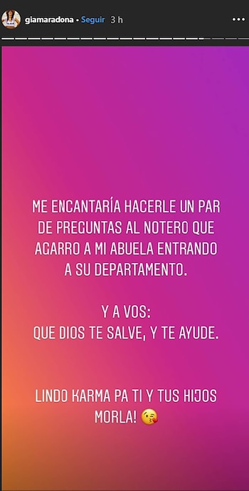 La historia de Gianinna Maradona