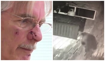 Jon Johnson (izquierda) escuchó ruidos