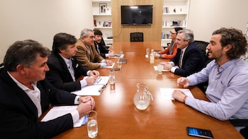 Fernádez recibió a los integrantes