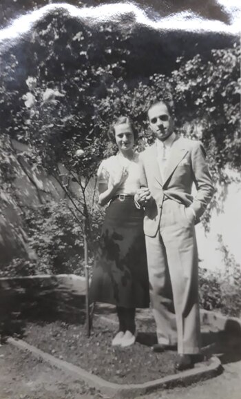 Richard y Elena poco antes