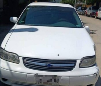 Así quedó el auto del