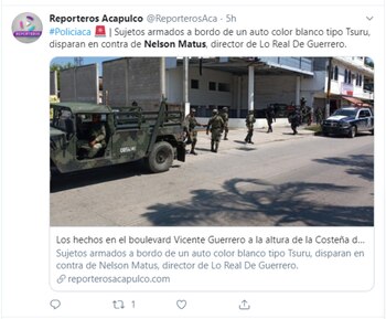 Al lugar llegaron las autoridades