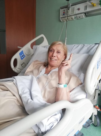 Sonriente: así la queríamos ver