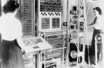 Una computadora Colossus, 1943. (Wikimedia