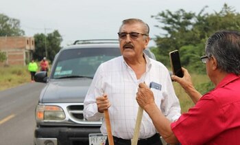 Felipe Martínez alcalde de Tepalcatepec, pidió el apoyo de las Fuerzas Federales y Estatales (Foto: Ayuntamiento de Tepalcatepec)