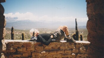 Martín Pueyrredón durante un descanso