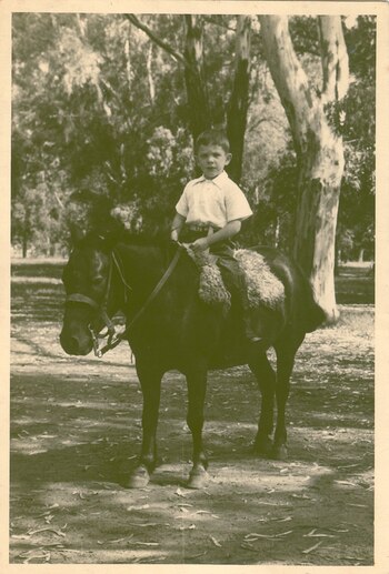 Martín aprendió a andar a