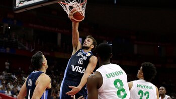 Argentina le ganó a Nigeria