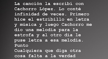 El cantante rosarino contó cómo le dio vida al tema “Color Esperanza” (Foto: Instagram)