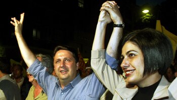 Anthony Garotinho y Rosinha Matheus (REUTERS/Sergio Moraes)
