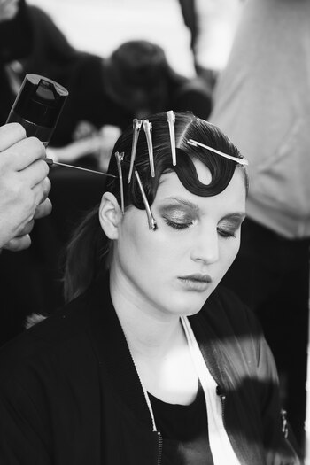 Con colita baja, así fue