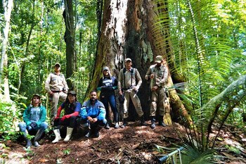 Un grupo de guarda parques