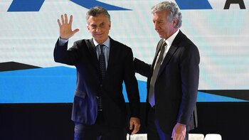 Mauricio Macri y Jaime Campos