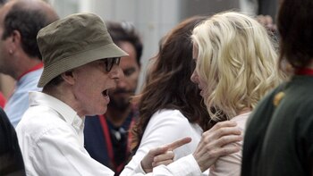 Durante el rodaje de “Vicky,