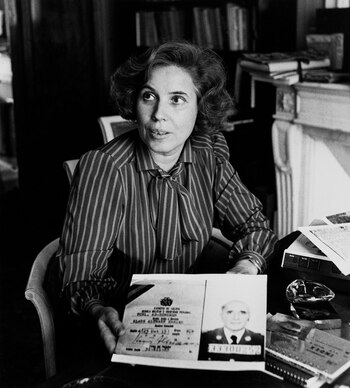 Por su célebre bofetada, Beate