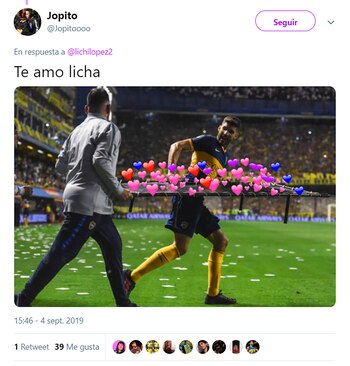 Un fanático de Boca y