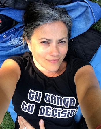 Carolina Balderrama habló en sus