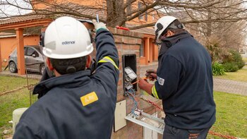 Los técnicos de Edenor detectaron