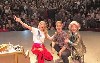 Actualmente, la artista se luce