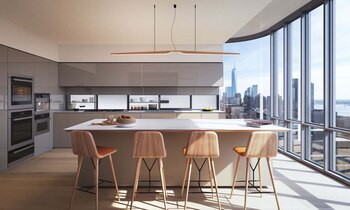 La unidad cuenta con una cocina comedor, con accesorios modernos, además del comedor principal con capacidad para al menos 10 personas