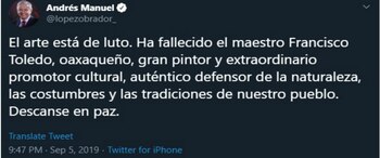 El presidente de pronunció ante