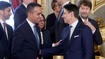 El primer ministro Giuseppe Conte