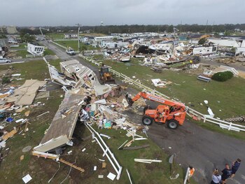 El huracán Dorian tocó tierra