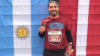 Huenelf en la maratón de