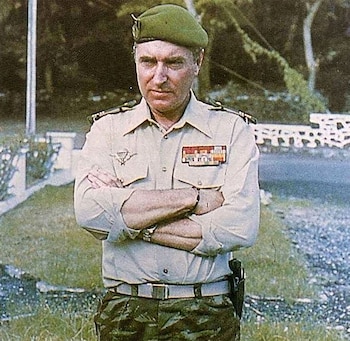 Bob Denard, mercenario francés que