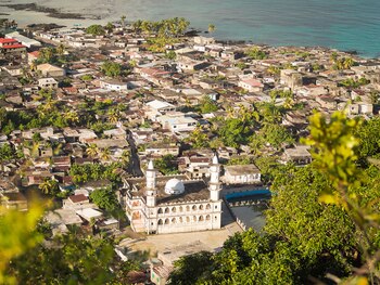 Imagen aérea de la isla