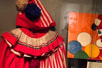 Disfraz que utilizaba para sus