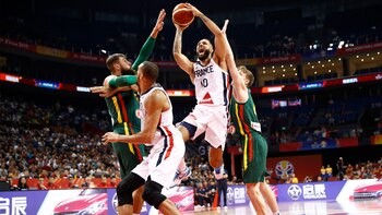 Francia le ganó a Lituania