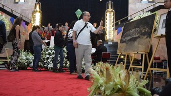 Los asistente pudieron escribir en