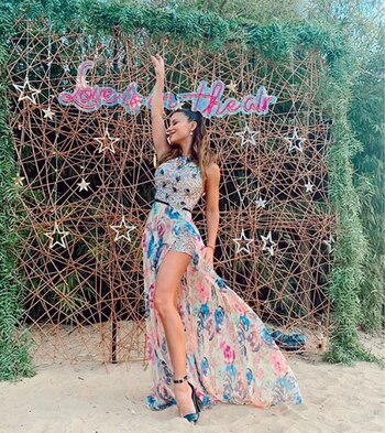 Lourdes Sánchez, muy divertida en