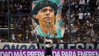 La bandera de Maradona el