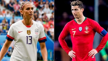 Alex Morgan habló sobre la denuncia por violación contra Cristiano Ronaldo (Shutterstock)