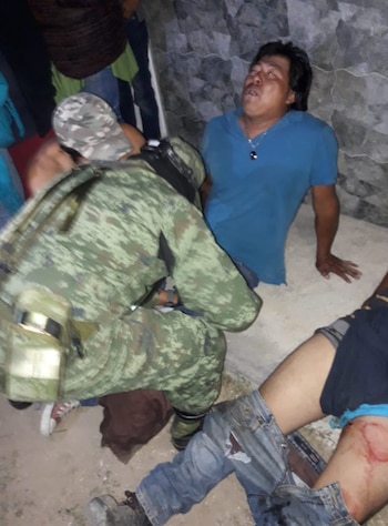 Dos civiles recibieron impactos armas de fuego (Foto: @AnyerNavi)